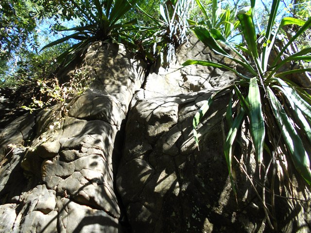 En haut des murailles, des habitations