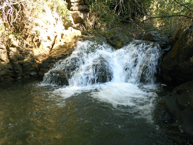 Un autre petit bassin et sa chute bruyante