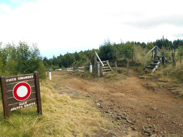 Le début de la Piste Simambry