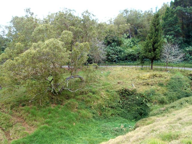 Une portion de la route Vaudeville pour rejoindre les kiosques