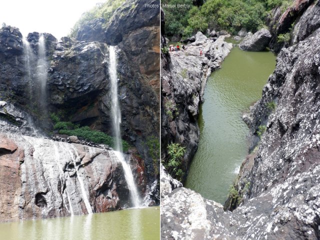 Une nouvelle chute et un autre bassin