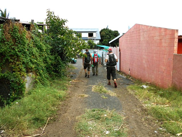 Fin des pistes et arrivée à Plateau Goyaves