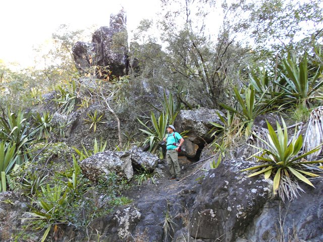 Contournement du Bassin Jean par les rochers