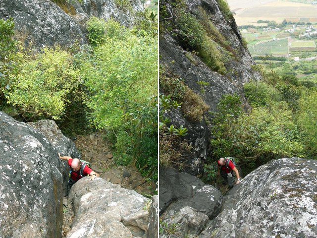 Si les cordes ne sont pas présentes, prendre son temps