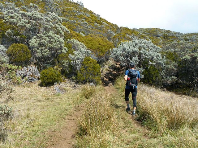 Longue zone de repos pour la traversée du Plateau Kerveguen
