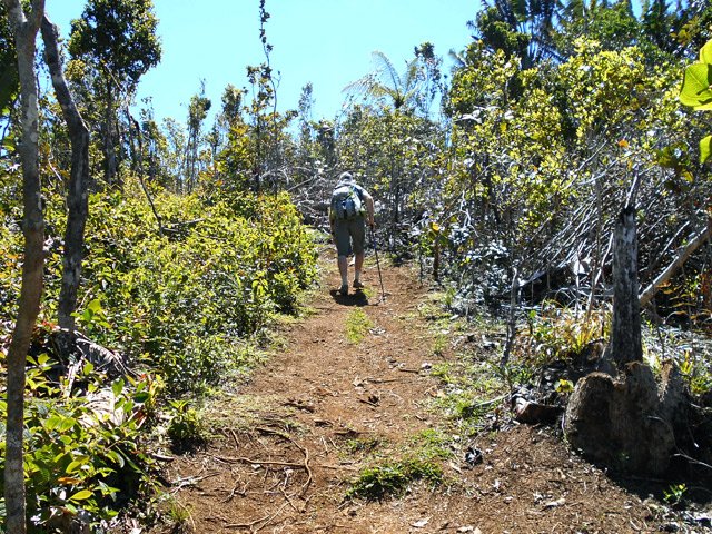 Le sentier va bientôt se terminer