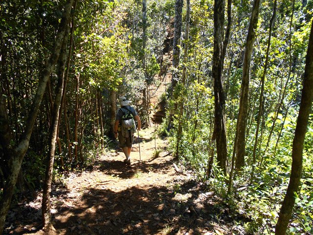La descente s'intensifie un peu plus loin