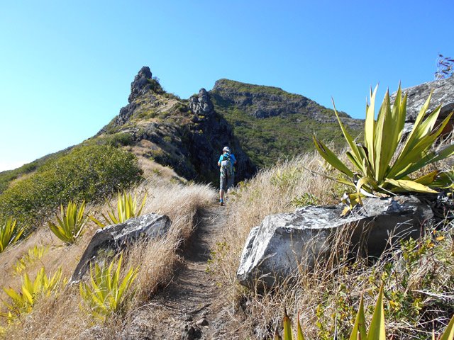 Le sentier est très agréable tant qu'il n'y a pas de roches au sol