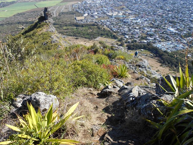 On s'éloigne de la tête et la grimpette débute