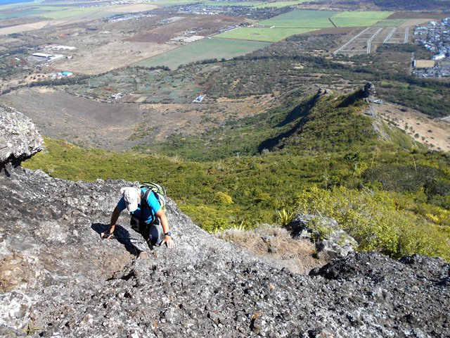 C'est encore de la randonnée même si les mains sont au sol