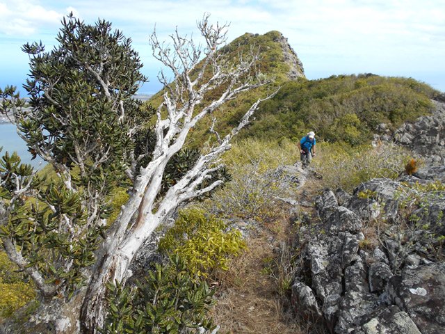 Cheminement sans danger, même sur la crête