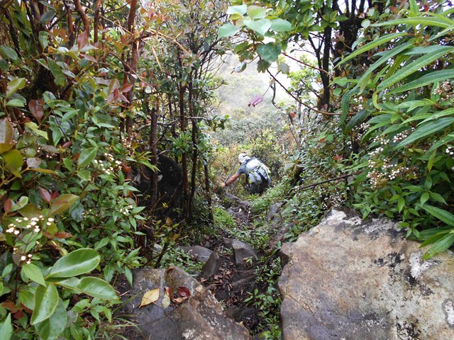 Prudence lors de la descente glissante