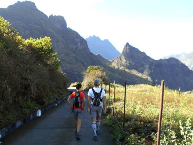 Départ très agréable jusqu'aux champs de lentilles