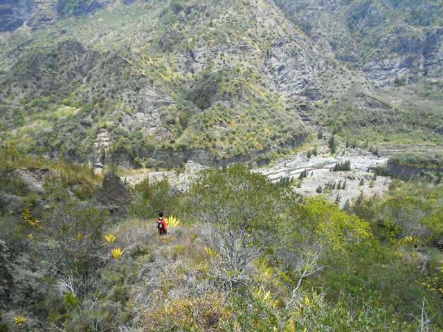 La dernière partie emprunte le haut d'une crête