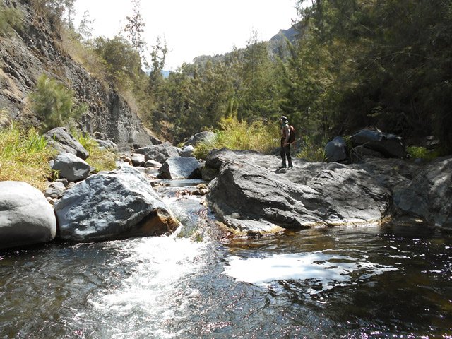 Remontée ludique du Bras de Benjoin