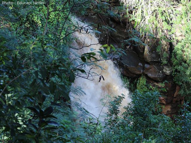 Le Bassin Pigeon un jour de fortes pluies