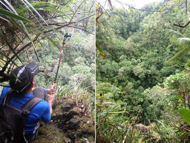 Prudence sur le cassé de la petite cascade