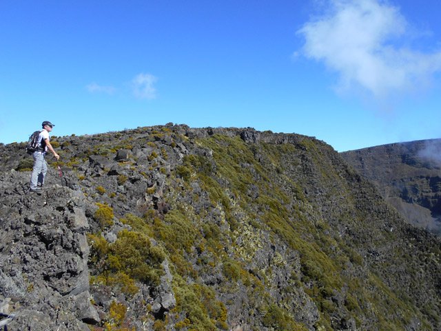 Déjà 300 mètres effectués depuis le Petit Bénare