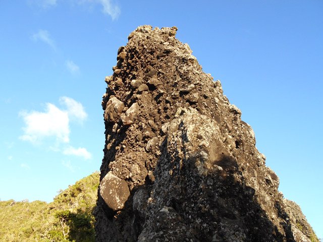 Petit coucou à la Roche Verre Bouteille avant la forte montée