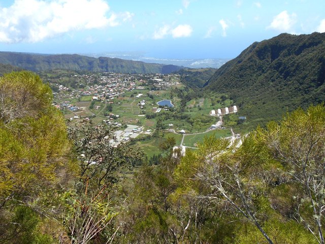 Points de vue sur Dos d'Ane entre le Piton Bâtard et le Piton Fougères