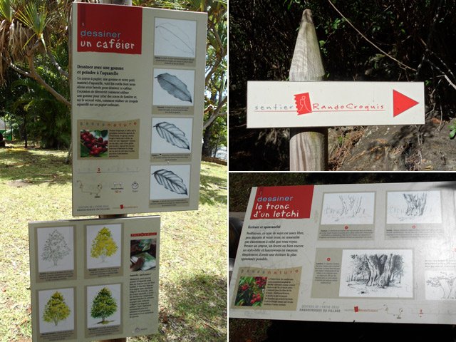 Les pancartes explicatives pour les amateurs de dessin