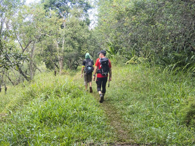 Avant le village, la zone de repos et de pique-nique a disparu