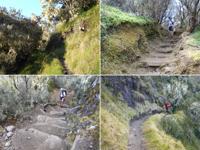 Quelques portions de la montée vers le Col du Taïbit