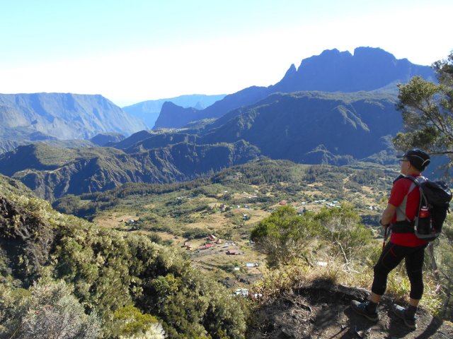 Le meilleur emplacement pour admirer le cirque, en milieu de descente