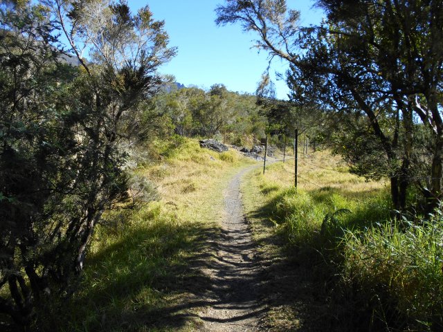 Ce magnifique sentier ne restera pas longtemps aussi plat