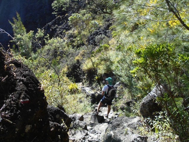 Talweg pour amateurs de descente sur cailloux instables