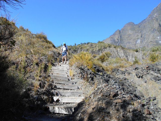 Le sentier a été remis en état