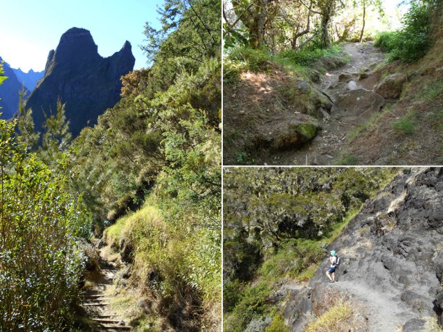 Quelques portions du sentier de descente vers Marla