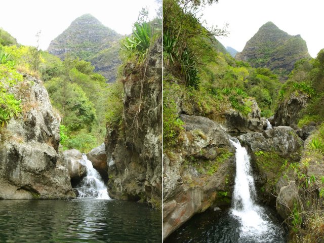 Les deux plus belles chutes de la rivière se situent avant le Bras Détour