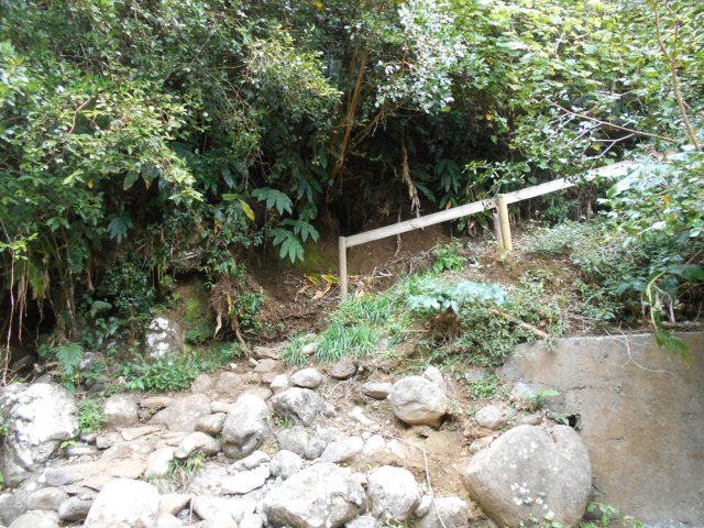 On retrouve le sentier de Bon accueil