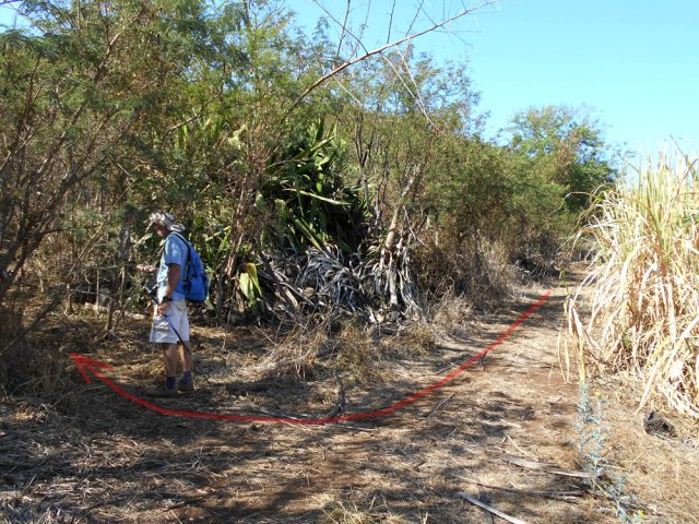 Ne pas manquer le sentier qui remonte vers Fond de Puits