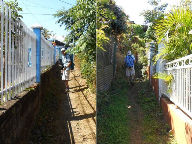 Utiliser les raccourcis, plus agréables que les rues du village