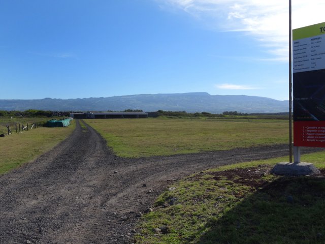Le champ de tir. Eviter le circuit en cas d'entraînement