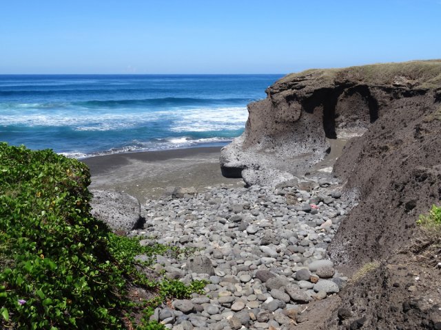 L'érosion détruit lentement la côte