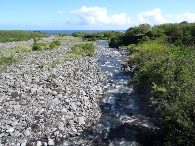 La Rivière des Pluies depuis le pont