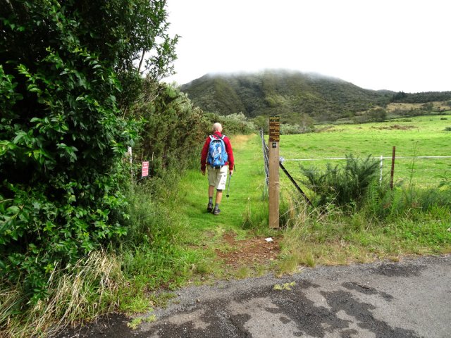 Début du nouveau sentier qui rejoint plus loin le sentier Mollaret