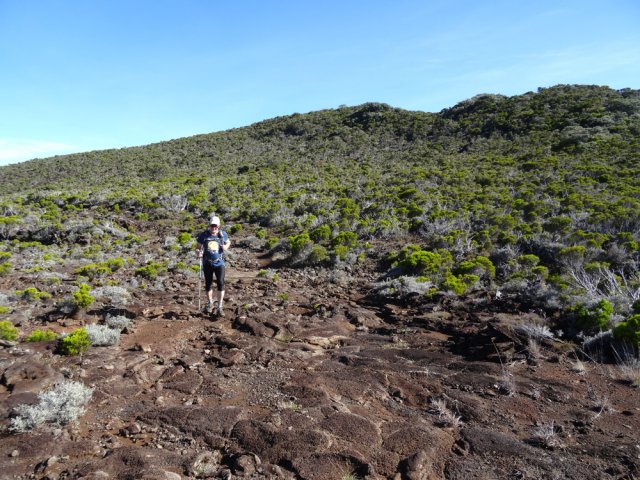 Le Piton des Feux s'atteint facilement en hors sentier