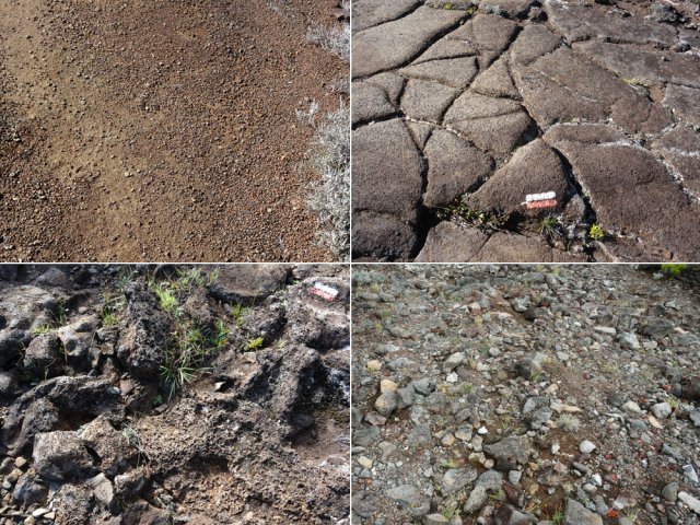Sable, basalte, roches et cailloux au menu de cette montée