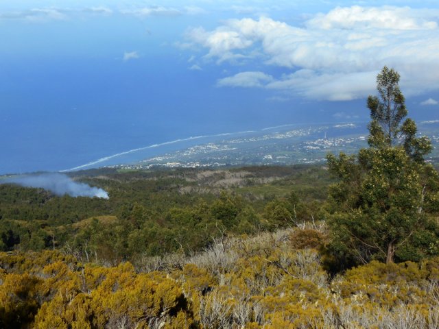 Nombreux points de vue sur le lagon de l’Ermitage et de la Saline les Bains
