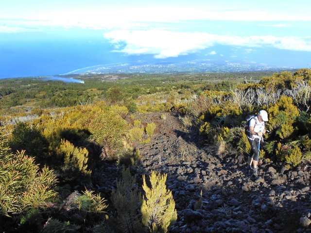 On prête plus attention à ses pieds qu'aux paysages
