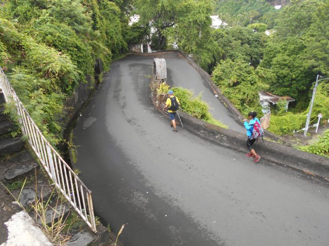 La Rampe Ozoux se coupe également par les raccourcis