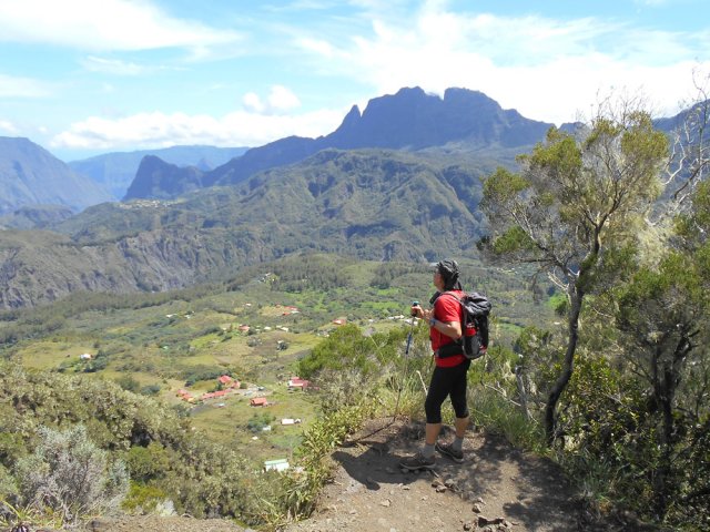Plusieurs emplacements pour profiter de magnifiques panoramas sur Mafate