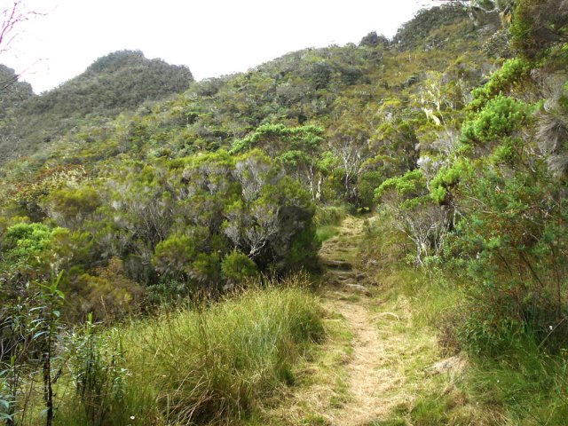 La montée vers le Col de Fourche s'effectue surtout sur des cailloux