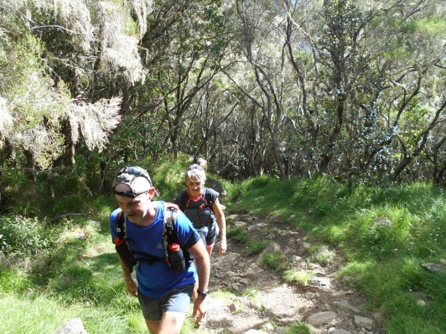 Rythme toujours régulier malgré la forte pente