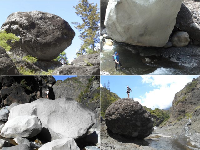 A voir les randonneurs, on a une meilleure idée de la taille de certains blocs