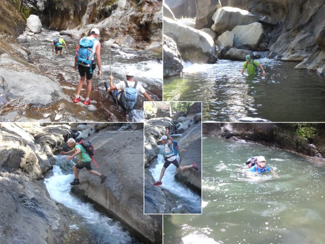 Jumping, aquarunning, swimming, hydrospeed mais c'est encore de la randonnée